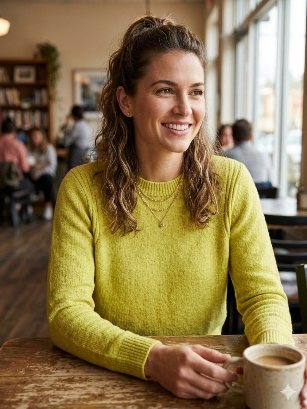 A New Day Womens Medium Green Sweater